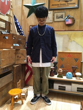 「FREAK'S STORE（フリークスストア）のアイテム（その他）」を使った、taiheiさん（メンズ・162cm）の春コーディネート