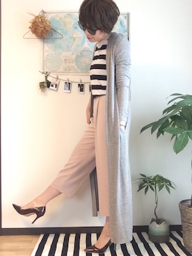 「VERYNERD（ベリーナード）のアイテム」を使った、*nom*さん（レディース・166cm）の春コーディネート