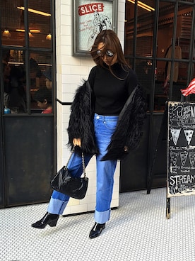 「chanel」｜「アイテム（ブーティ）」を使った、YUKARIさん（レディース・165cm）の春コーディネート