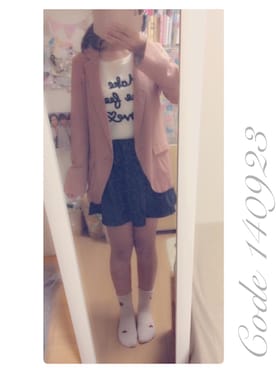 「bye bye」｜「アイテム（ジャケット/アウター）」を使った、まゆさん（レディース・167cm）の秋コーディネート