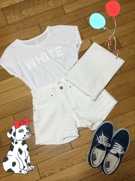 pさん（レディース・162cm）の夏コーディネート