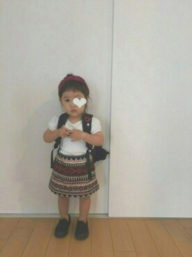 「アウトドアミックス」｜caeさん（キッズ・90cm）の夏コーディネート