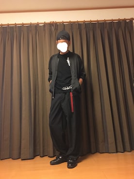 「アレキサンダーワン」｜「アイテム（ブルゾン）」を使った、shinさん（メンズ・173cm）の秋コーディネート