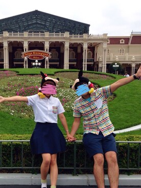 「カップルコーデ」｜さこさん（レディース・165cm）の夏コーディネート