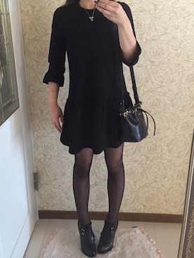 「Saint Laurent」｜「アイテム（ブーティ）」を使った、Reinaさん（レディース・157cm）の秋コーディネート