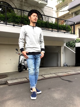 「サタデーズ ニューヨークシティ (Saturdays NYC)」｜「アイテム（アナログ腕時計）」を使った、藤井 綾さん（メンズ・169cm）の春コーディネート