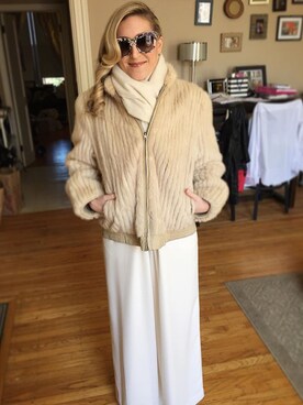 「JILL STUART（ジルスチュアート）のアイテム（オールインワン・サロペット）」を使った、Loさん（レディース・160cm）の秋コーディネート