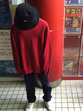 「TOMMY（トミー）のアイテム（スウェット）」を使った、かぎるさん（メンズ・168cm）の秋コーディネート
