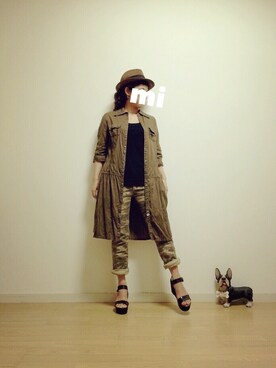 mi---さん（レディース・154cm）の夏コーディネート