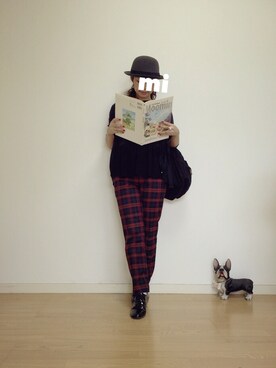 「WEAR BOOK CAFE」｜mi---さん（レディース・154cm）の秋コーディネート