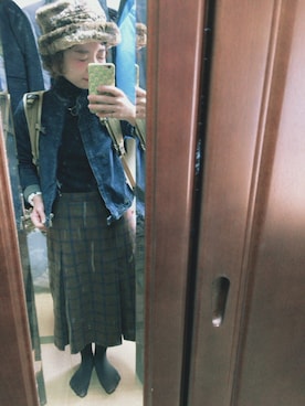 めにこさん（レディース・155cm）の冬コーディネート