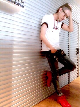 高崎政義さん（メンズ・184cm）の夏コーディネート