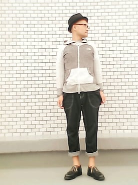 「COVE SHOE（コブ シュー）のアイテム」を使った、SHINJILOW さん（メンズ・173cm）の夏コーディネート