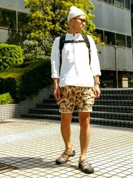 「RADOのアイテム」を使った、SHINJILOW さん（メンズ・173cm）の春コーディネート