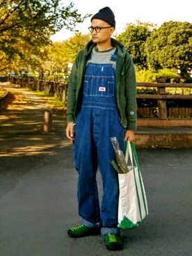 「OMNIGOD（オムニゴッド）のアイテム（トップス）」を使った、SHINJILOW さん（メンズ・173cm）の秋コーディネート