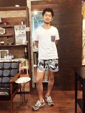 「夏男」｜しん まことさん（メンズ・173cm）の夏コーディネート