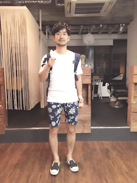 「夏男」｜しん まことさん（メンズ・173cm）の夏コーディネート