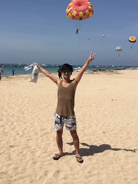 「夏男」｜しん まことさん（メンズ・173cm）の夏コーディネート