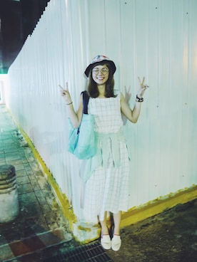 kiki謝琦琦さん（レディース・162cm）の夏コーディネート