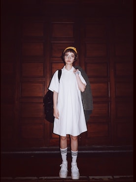 「GIVENCHY（ジバンシイ）のアイテム」を使った、kiki謝琦琦さん（レディース・162cm）の春コーディネート