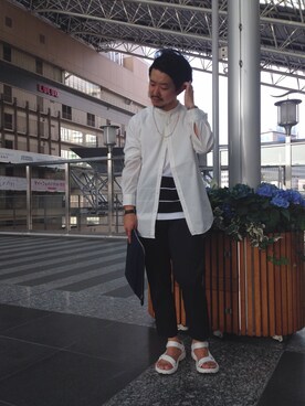 nano・universe 梅田 STAFFさん（メンズ・170cm）の夏コーディネート