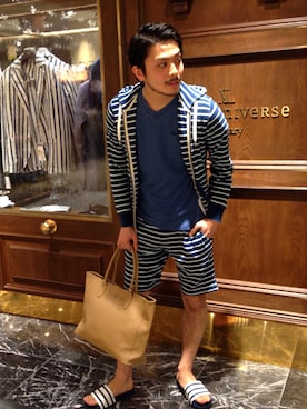 nano・universe 梅田 STAFFさん（メンズ・170cm）の夏コーディネート