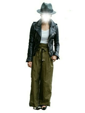 「BALENCIAGA（バレンシアガ）のアイテム（サンダル、ブラック系）」を使った、mmmさん（レディース・157cm）の春コーディネート