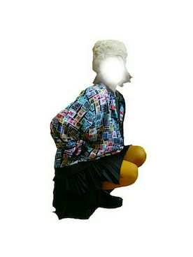 「usedのアイテム（帽子、ベージュ系）」を使った、mmmさん（レディース・157cm）の春コーディネート