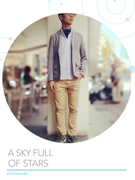 海老民さん（メンズ・171cm）の秋コーディネート