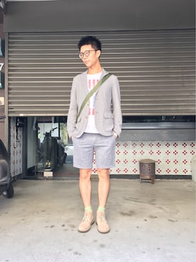 海老民さん（メンズ・171cm）の秋コーディネート