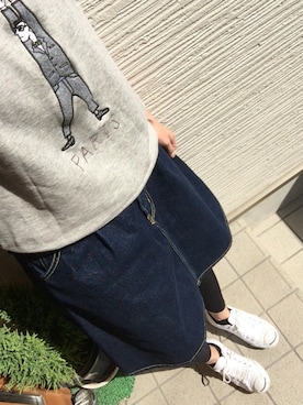 「スエット」｜AYUMIさん（レディース・165cm）の秋コーディネート