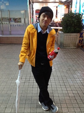 黃議立さん（メンズ・165cm）の春コーディネート