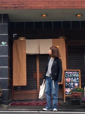 「TODAYFUL（トゥデイフル）のセットチェーンリング（リング）」を使った、mooanさん（レディース・158cm）の秋コーディネート
