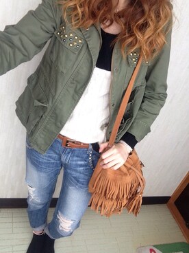 「ALBUM（アルブム）のアイテム」を使った、ずずさん（レディース・170cm）の冬コーディネート