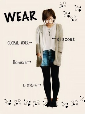 octopus*さん（レディース・161cm）の冬コーディネート