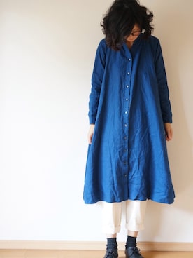 「pongee（ポンジー）のアイテム（パンツ）」を使った、pongeeさん（レディース・170cm）の秋コーディネート