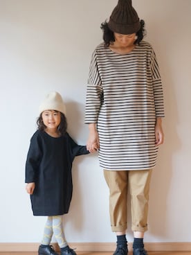 「pongee（ポンジー）のアイテム（パンツ）」を使った、pongeeさん（レディース・170cm）の秋コーディネート