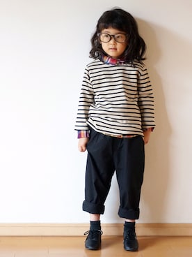 「JOURNAL STANDARD（ジャーナルスタンダード）のアイテム（ファッション雑貨）」を使った、pongeeさん（キッズ・110cm）の秋コーディネート