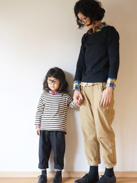 「pongee（ポンジー）のアイテム（パンツ）」を使った、pongeeさん（レディース・170cm）の秋コーディネート