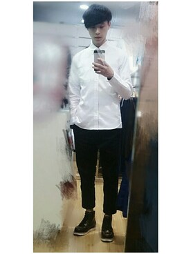 「RED WING（レッドウィング）のアイテム（パンプス）」を使った、LEOLSDNさん（メンズ・175cm）の秋コーディネート