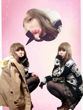 「JOYRICH」｜「アイテム（ダッフルコート）」を使った、はるちゃんさん（レディース・163cm）の冬コーディネート
