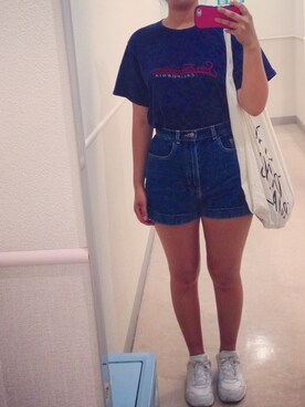 「TODAY'S SPECIAL（トゥデイズスペシャル）のアイテム（かごバッグ）」を使った、Reno☺︎さん（レディース・163cm）の秋コーディネート