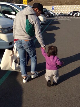 「FAT(エフエイティー)のアイテム(バッグ)」を使った、MMMYさん(メンズ・165cm)の冬コーディネート