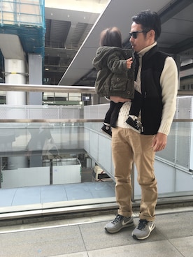 「アイテム（その他アウター）」を使った、MMMYさん（メンズ・165cm・30代）の冬コーディネート