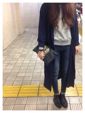 「ロングヘア」｜「アイテム（シャツワンピース）」を使った、akemiiiiさん（レディース・165cm）の秋コーディネート
