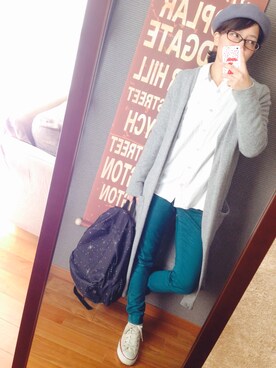 「FINAL DECISION（ファイナルディシジョン）のアイテム（トップス）」を使った、サミ〜さん（レディース・153cm）の秋コーディネート