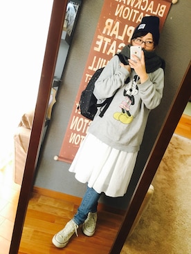 「ina-（イナ）のアイテム」を使った、サミ〜さん（レディース・153cm）の秋コーディネート