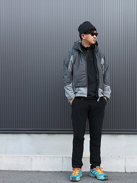 「アイテム（その他アウター）」を使った、Yosemite.tenshuさん（メンズ・181cm・30代）の冬コーディネート