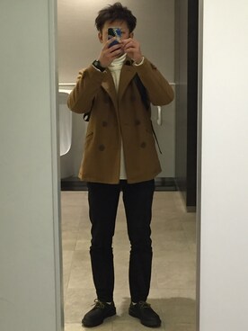 「Dr. Martens（ドクターマーチン）のDr.Martens (ドクターマーチン)/1461 3EYE GIBSON SHOES（その他シューズ）」を使った、syab2480さん（メンズ・175cm）の秋コーディネート