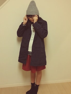 「BLEU H. （ブルーオリゾン）のアイテム」を使った、sieluさん（レディース・159cm）の秋コーディネート